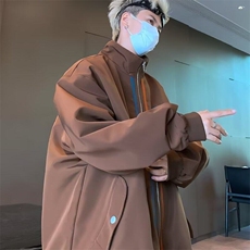 F491P60秋冬男生夹克外套宽松日系休闲港风，男装夹克，星座512-6