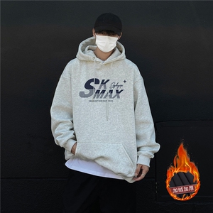 ！得物品质 加绒加厚美式连帽卫衣外套男 W8606-特P35加绒42图片