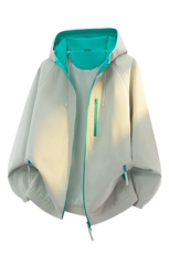 美式高街户外骑行登山服防水防风宽松大码潮百搭夹克外套8601-P55，男装夹克，电商B306
