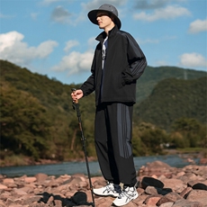 抖音直播情侣休闲运动时尚立领套装男两件套D02-P65，男装休闲套装，星座310B