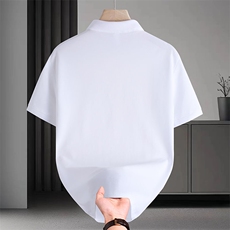 抖音直播夏季男士商务休闲潮流百搭翻领POLO衫短袖T恤2503P42，男装T恤，电商B226