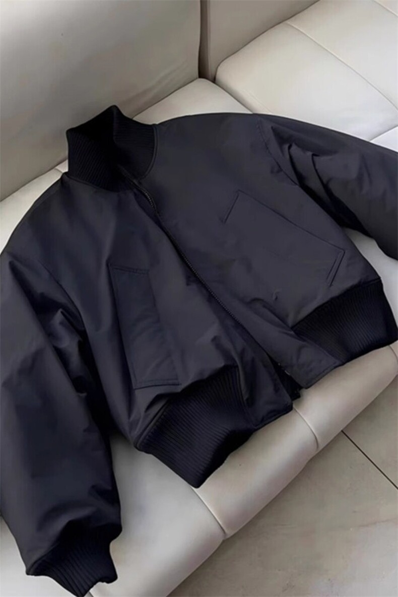 【有货】廓形飞行夹克棉服外套立领夹棉棒球棉衣MY6108特P85,男装棉衣,星座908-1