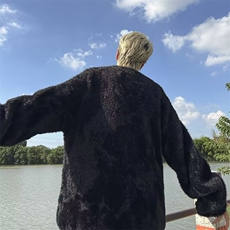秋冬新款小众慵懒风软糯毛衣美式复古宽松休闲套头针织衫上衣潮，男装针织衫/毛衣，星座410-6（原星座1304-1）