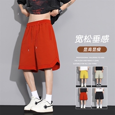 现货夏季工装短裤男ins潮牌休闲百搭潮流痞帅五分裤D02516-P40，男装休闲裤，星座308B-2