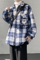 夹克男秋冬季新款港风宽松加厚泥料外套上衣JK712-P68，男装夹克，星座214-3