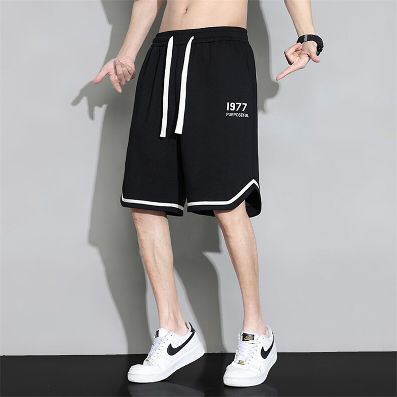 DK6967P35黑地板华棉短裤篮球大码宽松户外时尚休闲夏季短裤男,男装休闲裤,星座510A-1