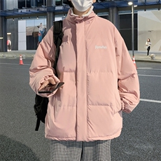 新款四色加绒加厚羊羔毛棉衣男年棉服学生面包服外套W2147-P78，男装棉衣，星座512-2