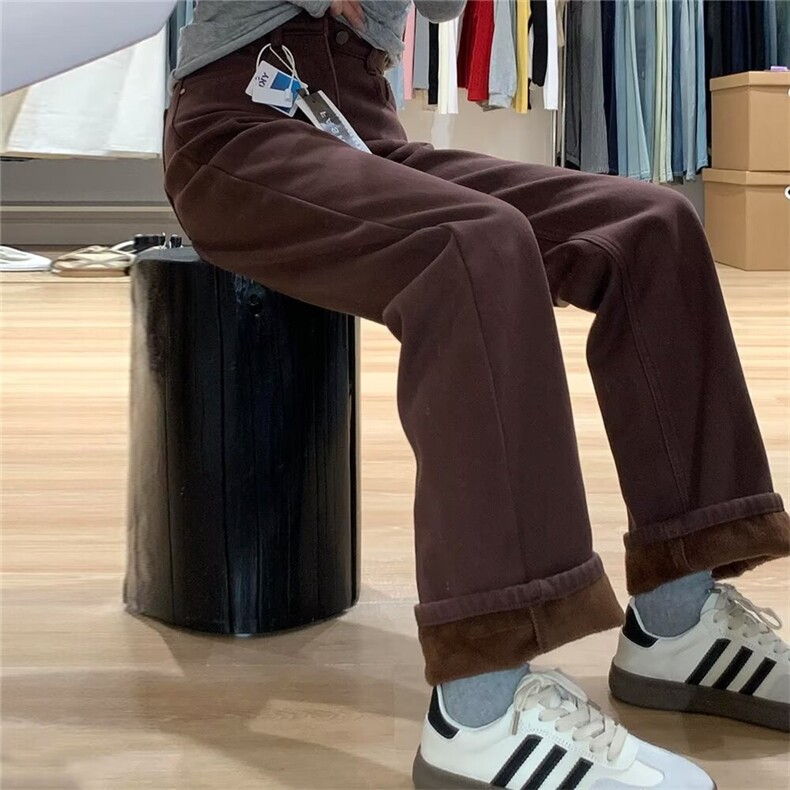 1506-1/K1981/P50个性字母牛仔裤嘻哈ins潮高街潮流痞帅长裤男女图片