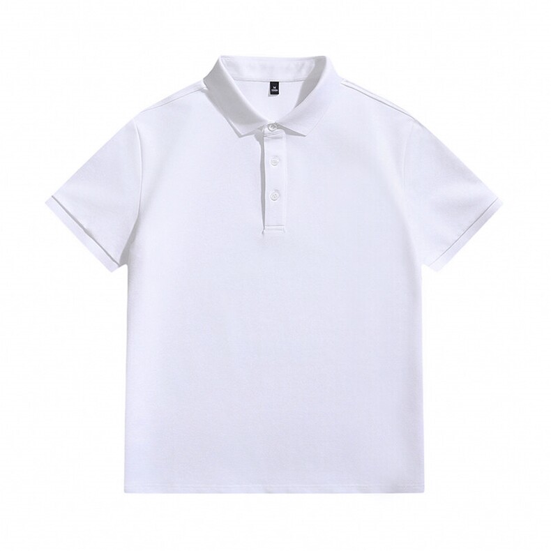 品质常年款得物白底图纯色光版翻领短袖polo衫男t恤T0257-特P40，男装T恤，电商D342-2