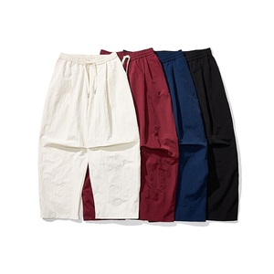 白底平铺 夏季新款大码日系港风休闲直筒裤工装美式中性 K301/P55图片