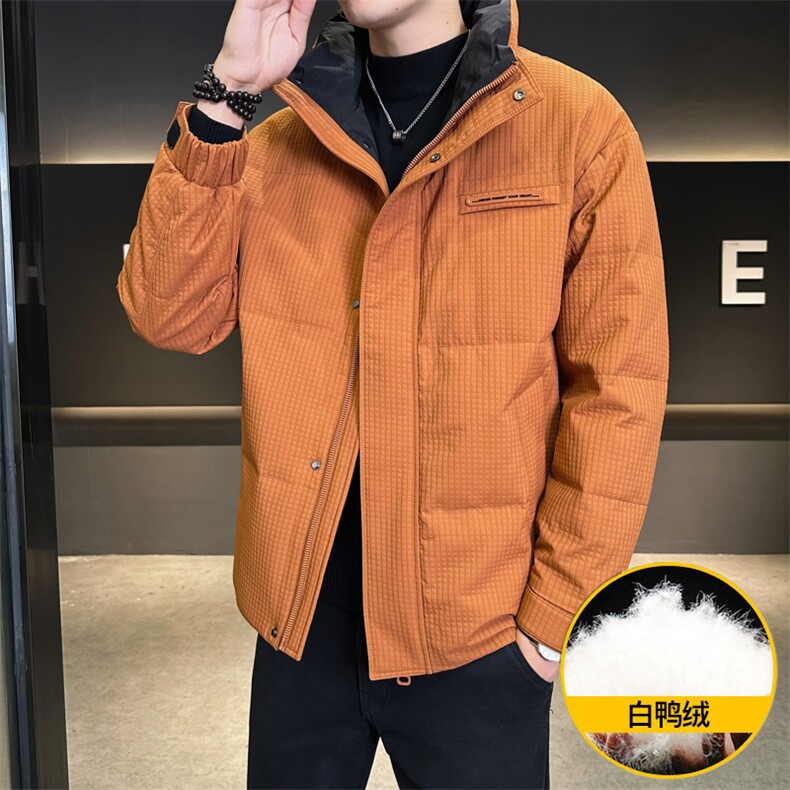 M862-P165标50%白鸭绒男士2025冬季羽绒服休闲夹克加厚外套,男装夹克,星座507A（原星座306B-2）