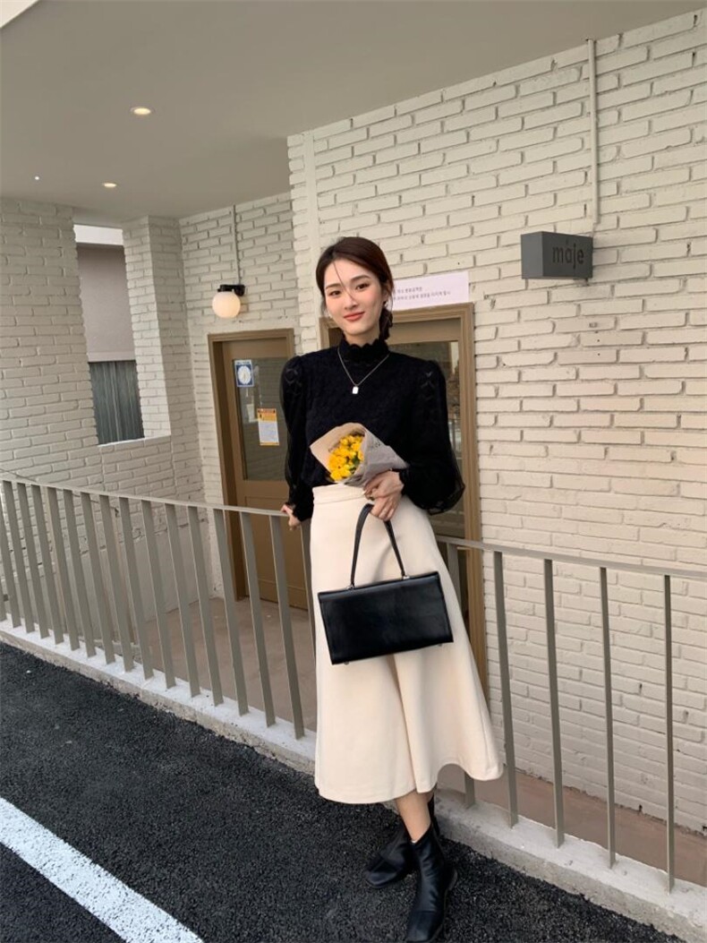 现货，羽毛纱打底裙，其它，墨初