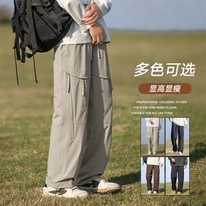 秋季现货工装裤子男宽松潮牌直筒束脚裤DSA157-1-K2508-特P50