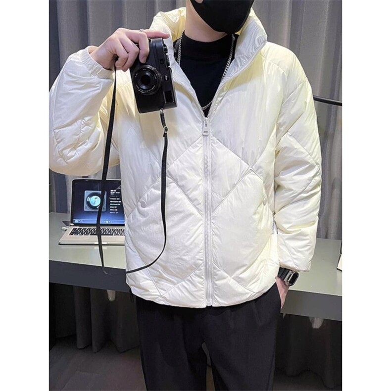 百搭原宿保暖棉服防风夹棉短款面包服连帽休闲棉衣棉袄日系时尚,男装棉衣,星座1013-1