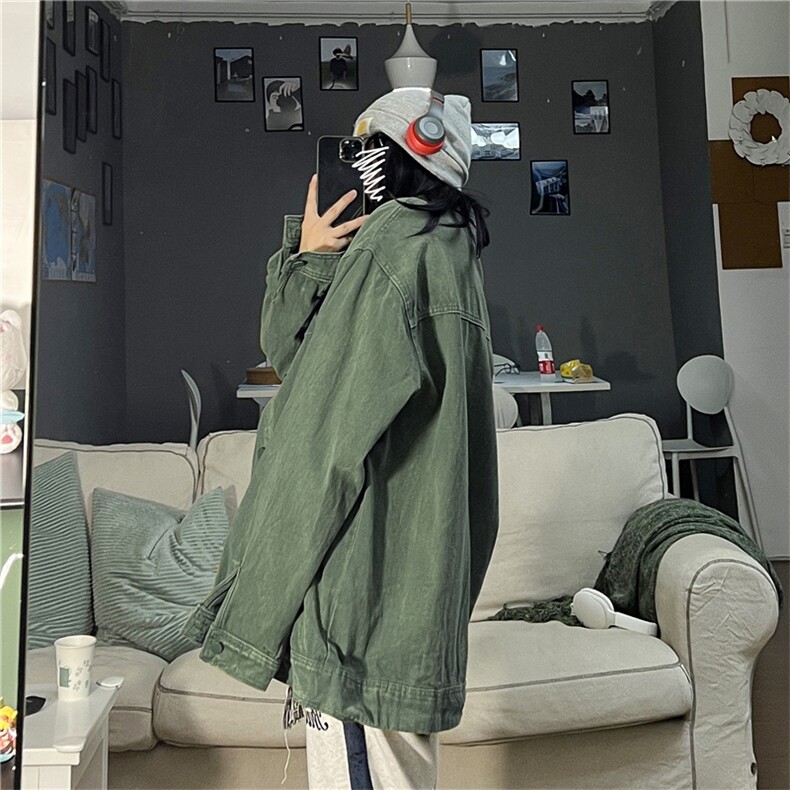牛仔外套男韩版潮流百搭高街2023秋冬季新款ins宽松外套W3577-P61,男装大码男装,星座412-2