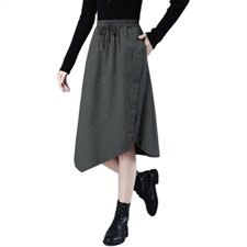 2021春秋款新品纯棉休闲半身裙300款，女装半身裙，秋牧寒烟