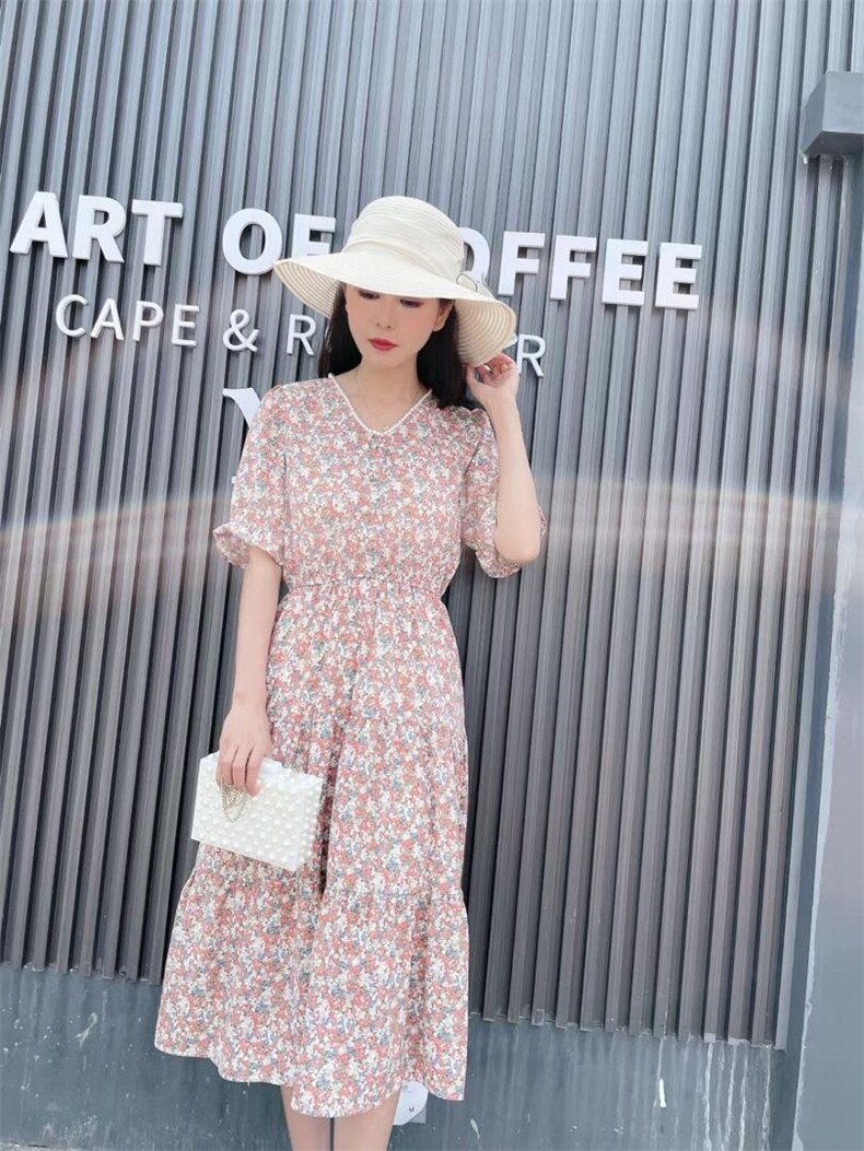 连衣裙珍珠，女装连衣裙，阿爆