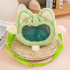 安萌毛绒玩具 嘟嘟猫小斜挎包系列