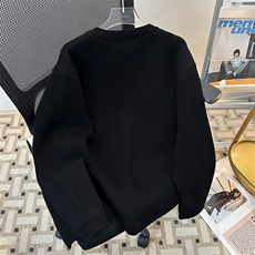 秋冬新款开衫毛衣美式复古休闲慵懒风针织衫男外套MY0988-P68，男装针织衫/毛衣，星座308B-2