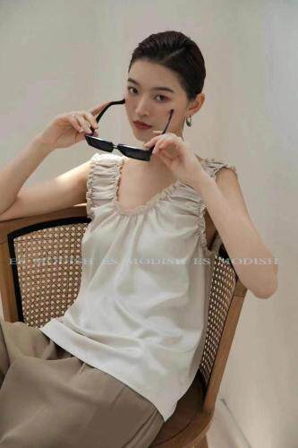 无袖背心面料很舒服，女装背心吊带，ES MODISH