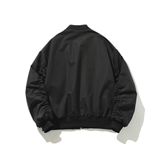 白底-美式高级感飞行员夹克棒球服男9017-P68，男装夹克，电商B380（原B361）