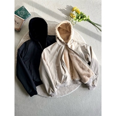 美式兔毛连帽座山雕夹克棉服男冬季加绒棉衣外套MF390-P99，男装夹克，星座412-3