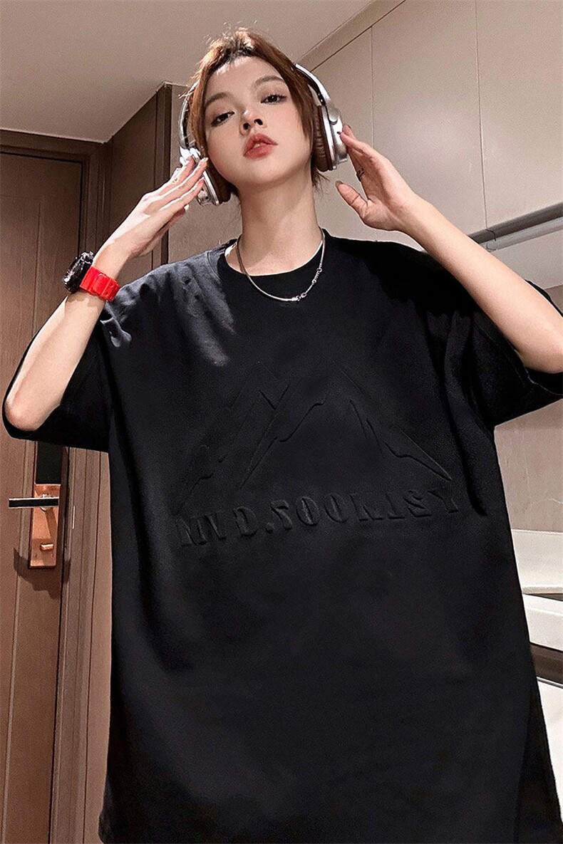 1中性山钢印印花图案设计大码M-5XL短袖T恤男DT77786P25块控特48,男装T恤,星座226-2