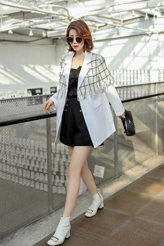 小香风款西装外套，女装西装，转角爱尚