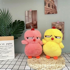 威威毛绒玩具 兔毛小鸡