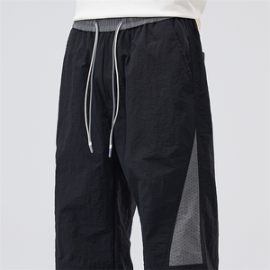 2025春季男女款宽松修身显瘦小众垂坠感经典抽绳休闲裤DY5026-P55图片