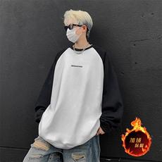 白色拼黑袖（加绒）