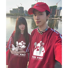 抖音得物高品质二开240克宽松纯棉美式潮牌三条杠织带短袖T恤，男装T恤，电商A486-1