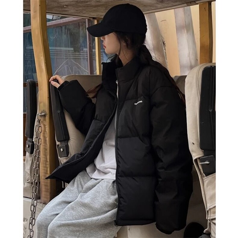 1506-1/MW9251/P59冬季绿色潮牌面包棉服女短款韩版宽松男女情侣，男装棉衣，星座1506-1