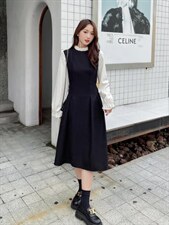 冬款现货内搭连衣裙，女装连衣裙，欧蔓意