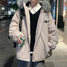 MM48232-P130冬季大毛领棉衣男士大码加厚棉袄男棉服，男装棉衣，电商A040