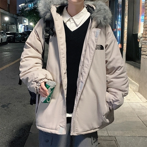 MM48232-P130 冬季大毛领棉衣男士大码加厚棉袄男棉服图片