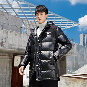 2020冬装新款潮牌亮色保暖连帽羽绒服男潮百搭外套A438-851