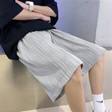 2025夏季新款港风直筒薄款休闲运动裤男潮流短裤D201-DM154-P35,男装牛仔裤,电商D321-1