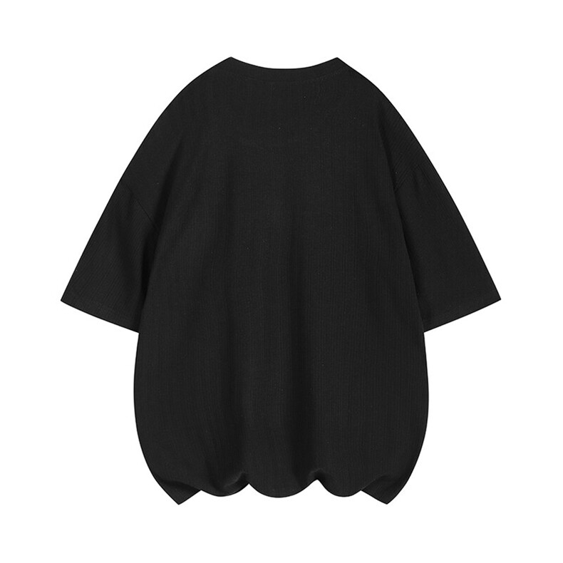8XL-M重磅！特大码港风短袖T恤男士半袖男五分袖体恤衫DX306P40,男装T恤,电商D206-1