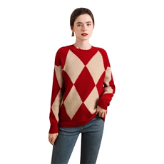 2024年秋季羊毛简约气质长袖毛衣女修身显瘦针织衫，女装羊毛衫，琳华羊绒