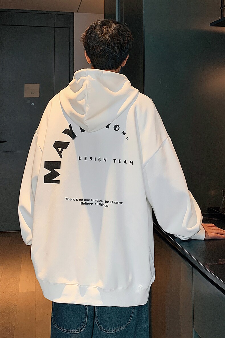 Y5528P45秋季港风连帽卫衣男宽松长袖T恤打底衫外套,男装卫衣,星座1204-3