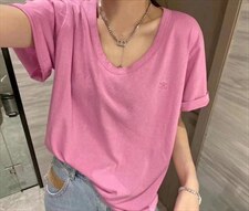 夏季绣花超薄短袖T，其它，吾衣酷驿站