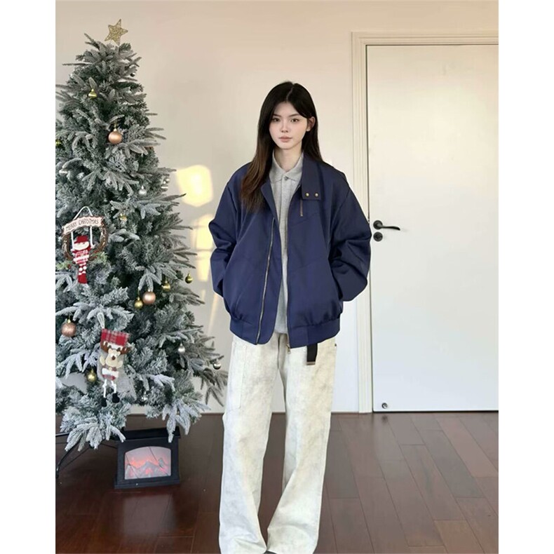 cra美式解构飞行夹克男款秋季cleanfit短款外套高级感痞帅棒球服,男装夹克,星座908-1