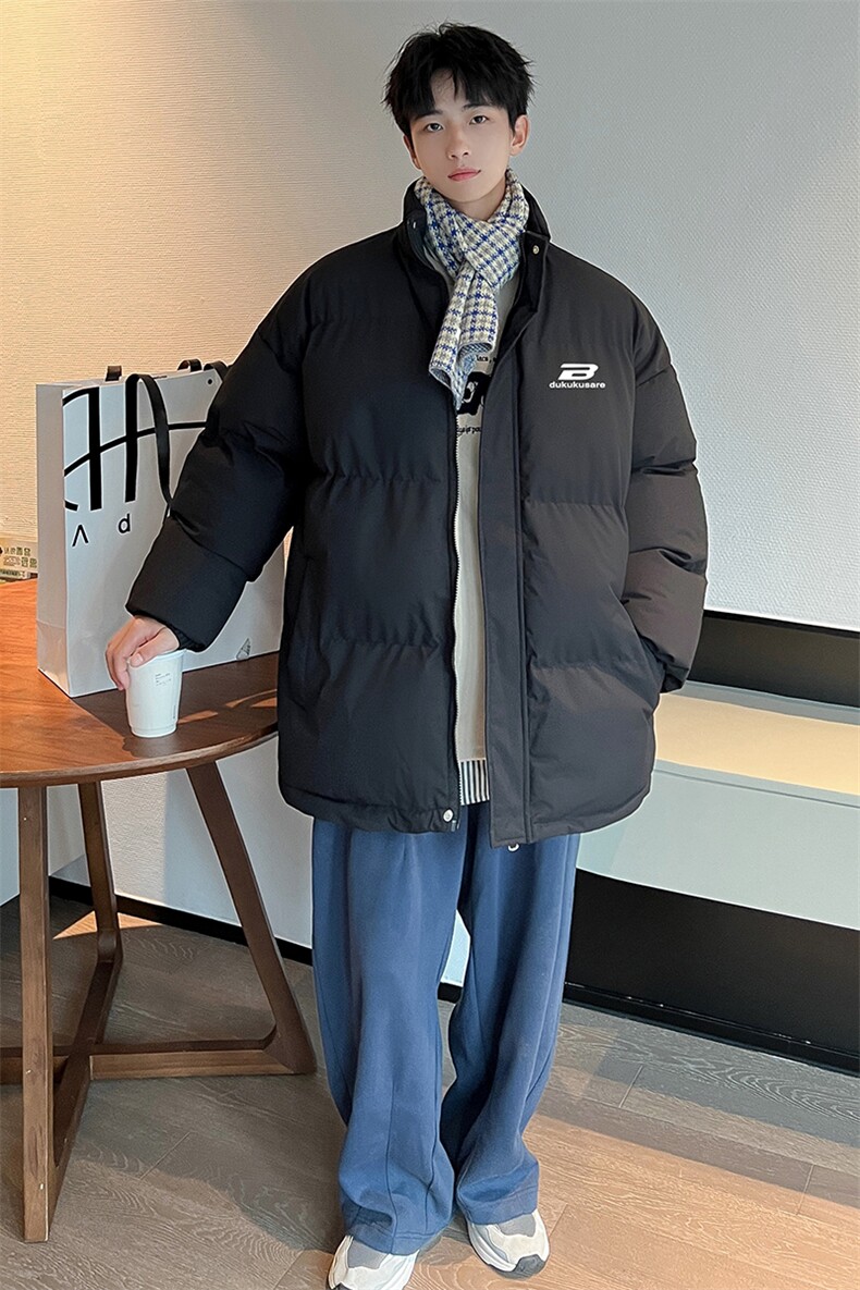 已注册港风宽松抖音直播高品质面包服羽绒棉男外套棉衣M1005特P75,男装棉衣,电商C408-1(原B339-1)