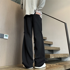 2025年秋季新款宽松休闲卫裤男D329-QM764-P55-控88，男装休闲裤，电商D329