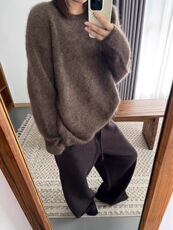 2025年秋季时尚百搭通勤简约休闲羊毛衫，女装羊毛衫，琳尚羊绒