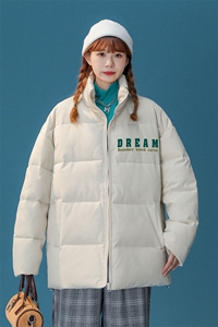 中性22冬季新款潮牌印花面包服立领棉服TPMY53P65K99特批无差价图片