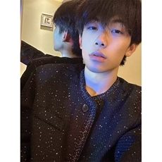 1506/QW0930/P72春秋小香风外套男士韩版潮流时髦亮丝痞帅气质，女装短外套，星座1506