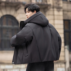 设计师款羽绒服冬季新款白鸭绒保暖连帽羽绒外套男5212-P415控698，男装羽绒服，电商A355（原A415）
