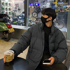 白鸭绒90%羽绒服HD1320-TP160控248纯色可二开港风短款羽绒服男，男装羽绒服，电商A102